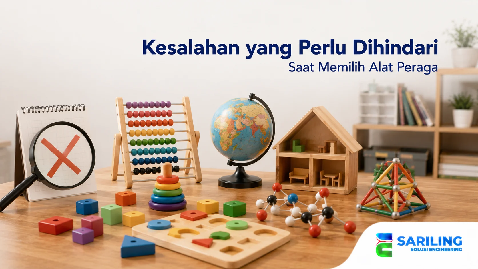 Alat peraga edukatif dengan berbagai media pembelajaran sebagai pendukung pemilihan alat yang tepat.