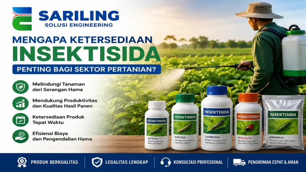 Penyedia Insektisida Sarilling Solusi Engineering untuk kebutuhan pengadaan sektor pertanian dan instansi pemerintah