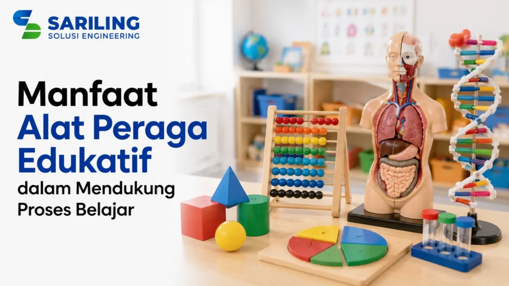 Alat Peraga Edukatif untuk mendukung proses belajar yang interaktif, menarik, dan mudah dipahami oleh peserta didik.
