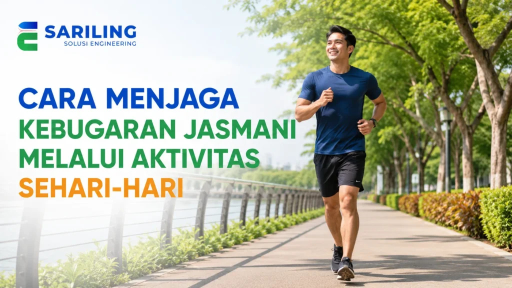 Kebugaran Jasmani melalui aktivitas fisik sehari-hari seperti jogging di ruang terbuka untuk menjaga kesehatan dan kebugaran tubuh