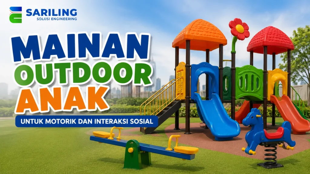 Mainan Outdoor Anak untuk melatih motorik dan interaksi sosial anak