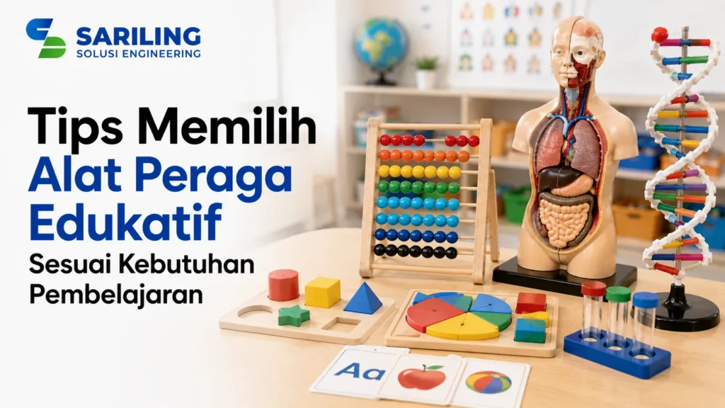 Tips Memilih Alat Peraga Edukatif sesuai kebutuhan pembelajaran berdasarkan fungsi, jenjang pendidikan, kualitas, dan keamanan produk.
