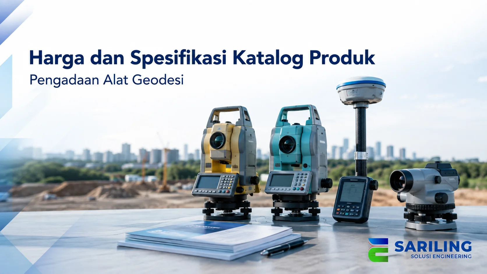 Harga dan spesifikasi alat geodesi untuk kebutuhan pengadaan.