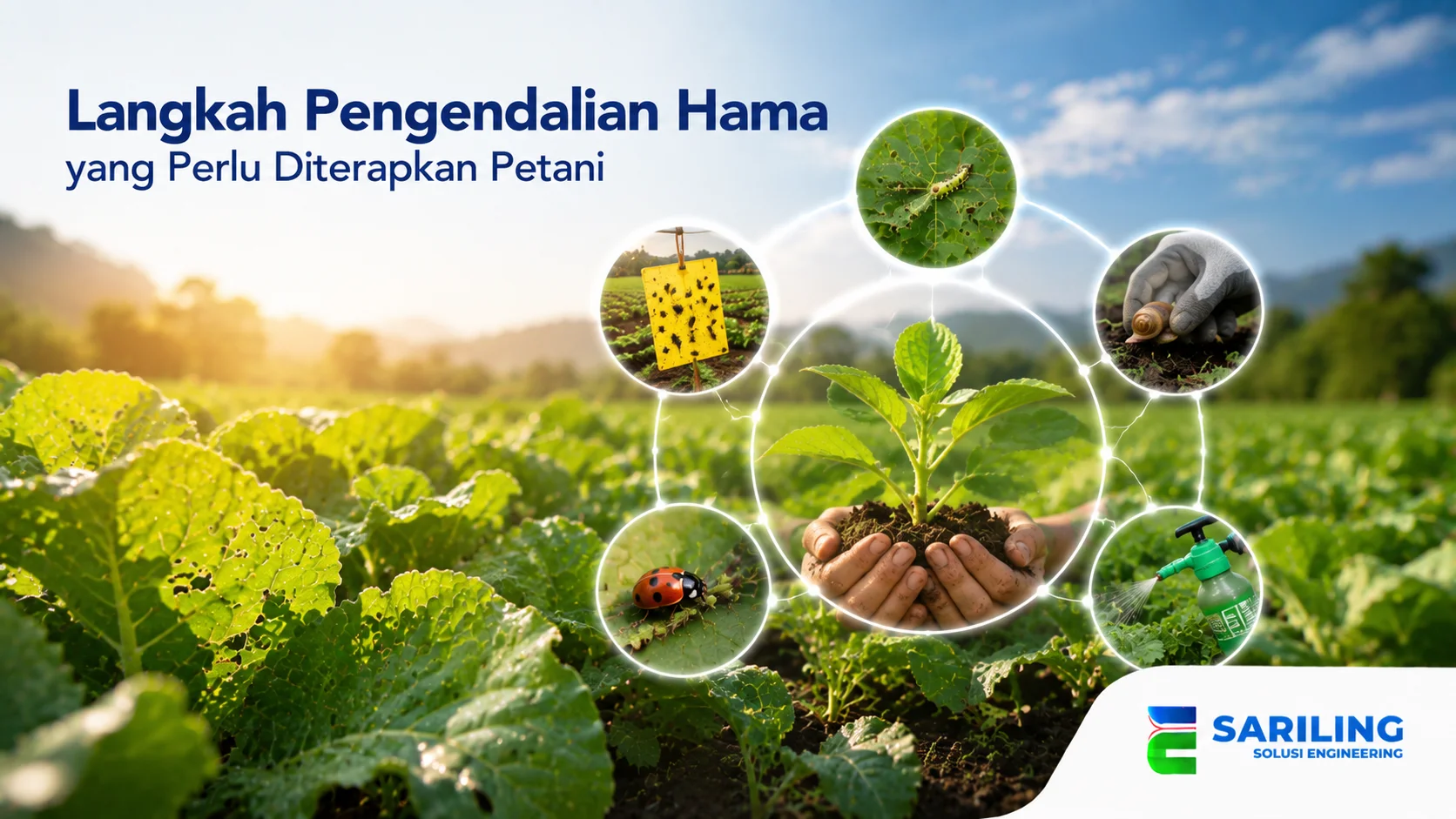 Langkah pengendalian hama untuk menjaga tanaman tetap sehat dan produktif.