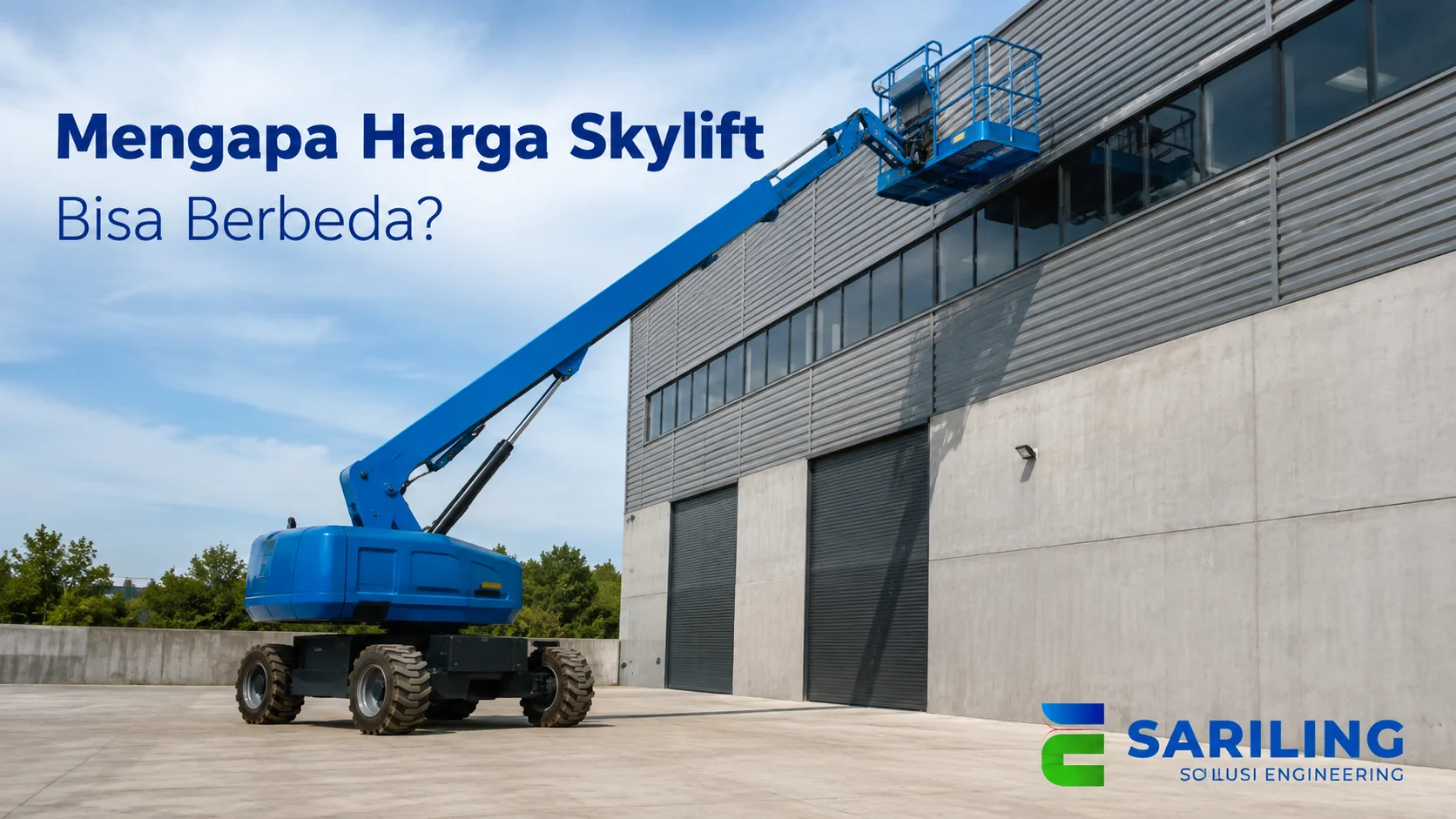 Skylift dengan spesifikasi berbeda untuk kebutuhan pekerjaan di ketinggian.