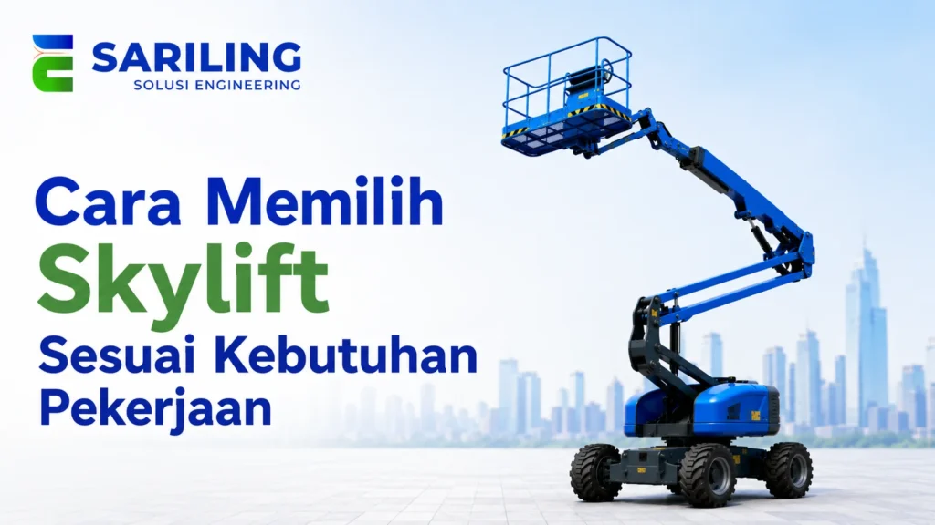 Cara memilih Skylift sesuai kebutuhan pekerjaan melalui Katalog Produk e-Katalog LKPP
