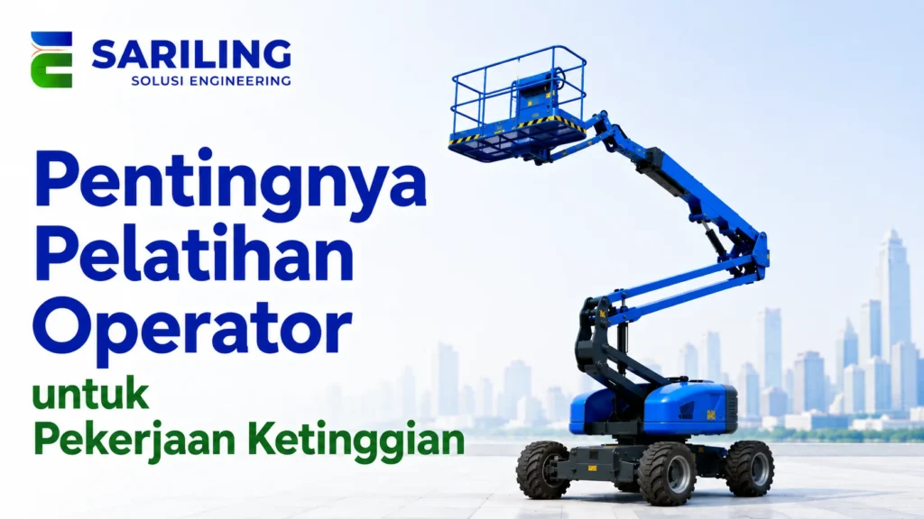 Pelatihan operator untuk pekerjaan ketinggian sebagai referensi Daftar Produk Pengadaan Pemerintah
