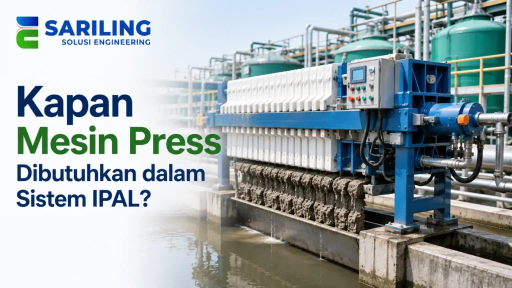 Pengadaan IPAL e-Katalog mesin press untuk sistem IPAL