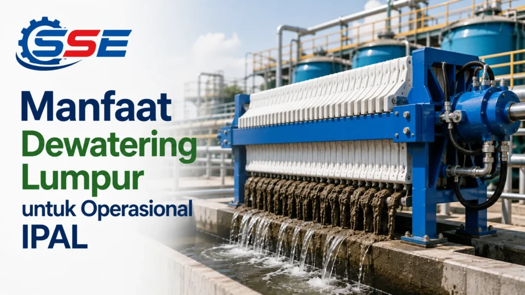 Penyedia IPAL e-Katalog LKPP untuk dewatering lumpur pada sistem IPAL