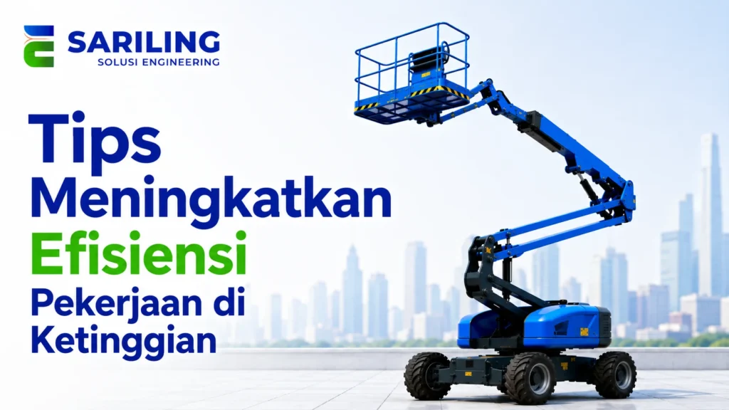 Produk Pengadaan Pemerintah untuk mendukung efisiensi pekerjaan di ketinggian menggunakan Skylift