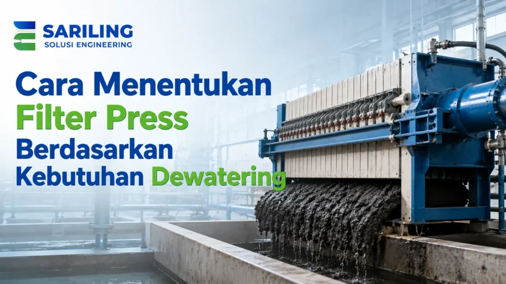 Vendor IPAL Terdaftar LKPP untuk memilih filter press sesuai kebutuhan dewatering