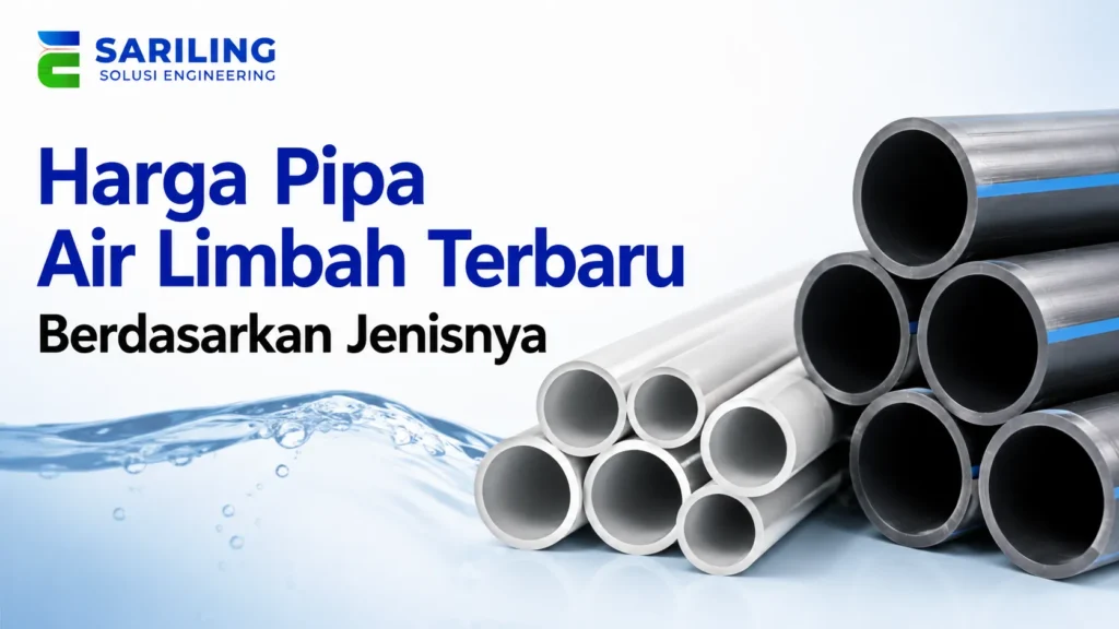 Vendor IPAL Terdaftar LKPP harga pipa air limbah terbaru berdasarkan jenisnya