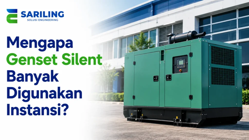 Genset silent untuk instansi sebagai sumber listrik cadangan melalui Katalog Produk e-Katalog LKPP