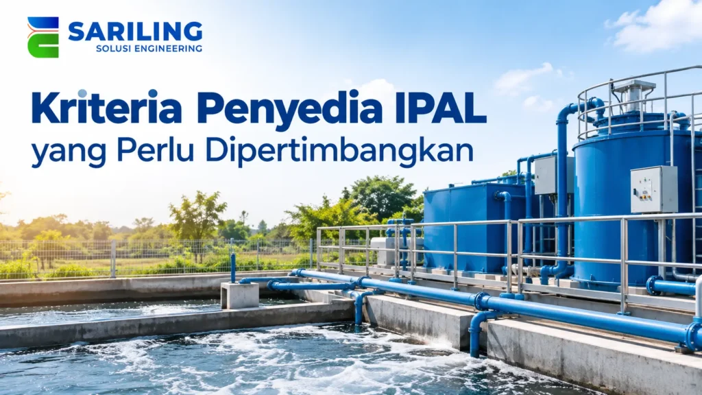 Penyedia Barang & Jasa IPAL untuk kebutuhan pengolahan air limbah