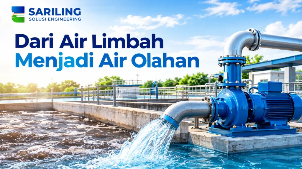 Artikel Proyek IPAL Inaproc dari air limbah menjadi air olahan