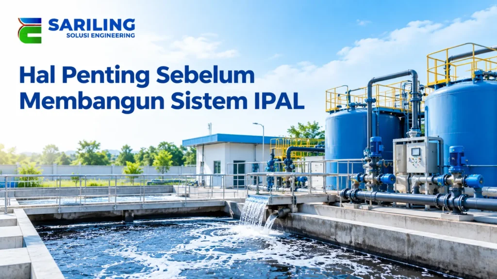 Edukasi Sistem IPAL tentang hal penting sebelum membangun instalasi pengolahan air limbah modern.
