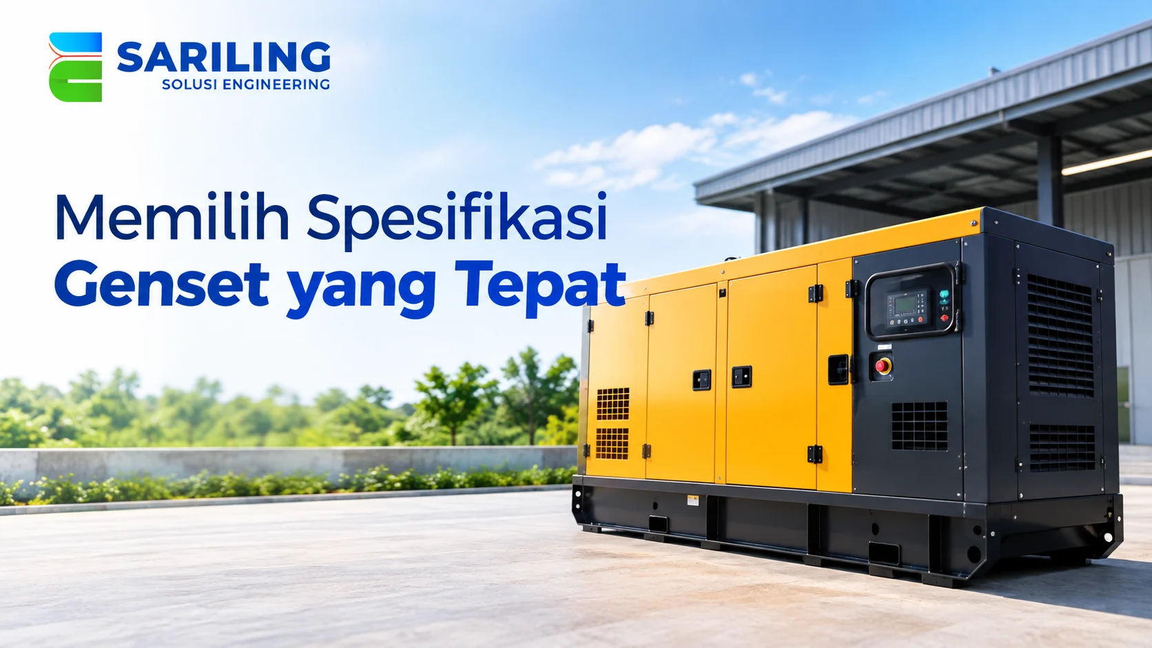 Genset e-Katalog LKPP dengan spesifikasi yang tepat untuk kebutuhan pengadaan pemerintah.