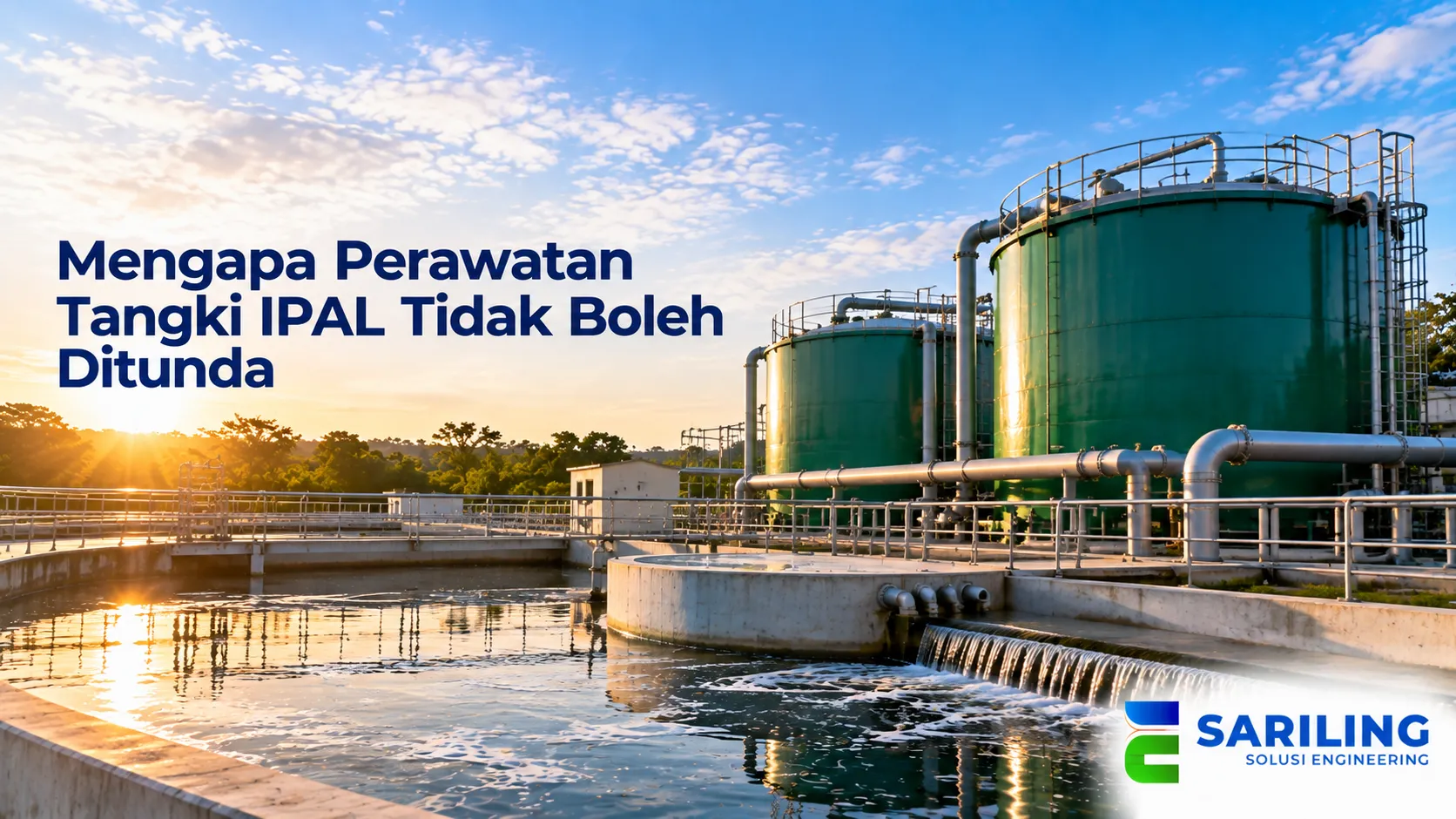 Perawatan tangki IPAL untuk menjaga kinerja sistem pengolahan air limbah tetap optimal dan berfungsi sesuai kebutuhan.